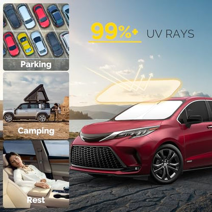 Car Windshield Sun Shade Compatible with 2021