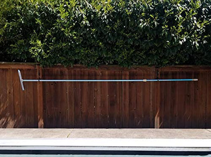 Pool Pole Hanger Premium Black Aluminium Holder Set (4 Count)