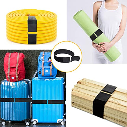 2"x16ft Reusable Cinch Strap with 10 Metal Buckles (16 Foot)
