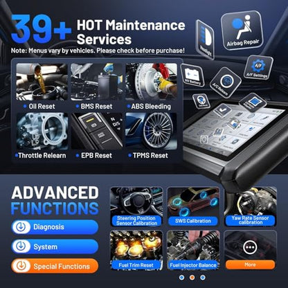 D7W Wireles Bidirectional OBD2 Scanner Diagnostic Tool Ver. of D7