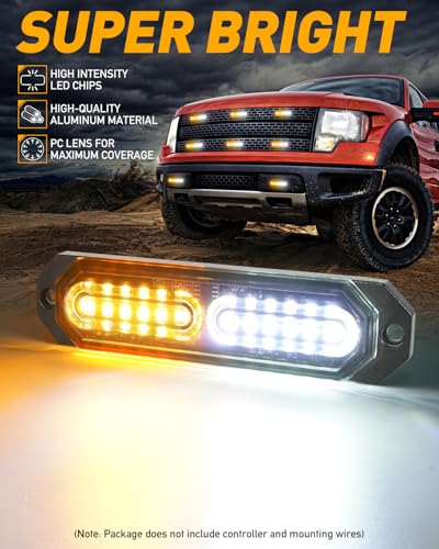 1200T Emergency Strobe Grille Lights (8 Count)