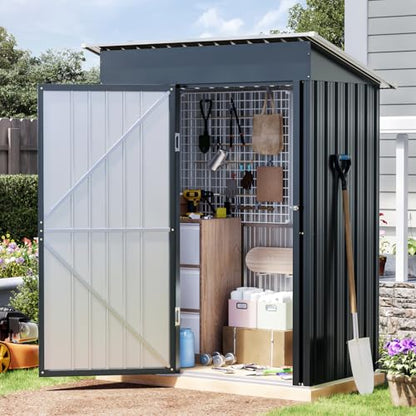 3 x 5 FT Outdoor Storage Shed with Floor Frame