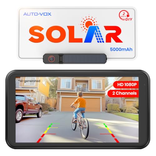 Solar Wireless Backup Camera