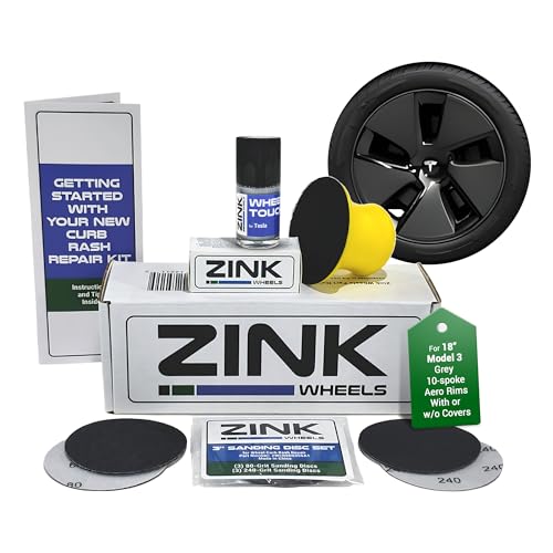 Premium Tesla Wheel Curb Rash Repair Kit for Model 3 18