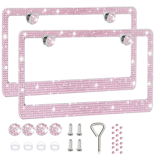 2 Pack License Plate Frames for Women