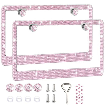 2 Pack License Plate Frames for Women