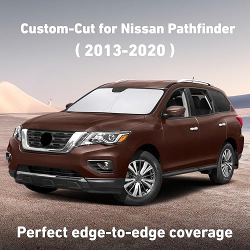 Windshield Sunshade Compatible for Nissan Pathfinder 2013