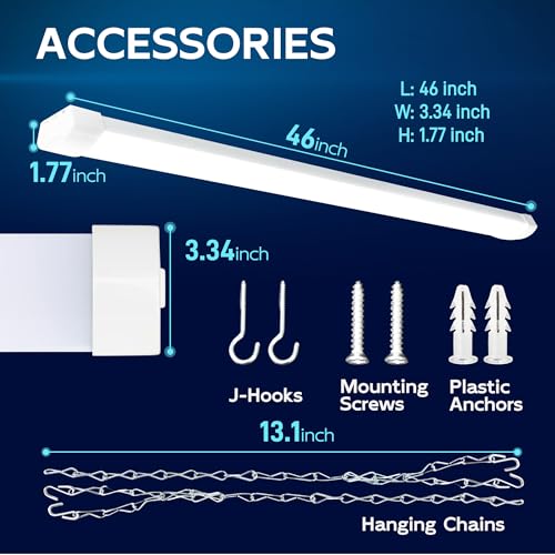 4FT 70W LED Shop Light Linkable (2 Count)