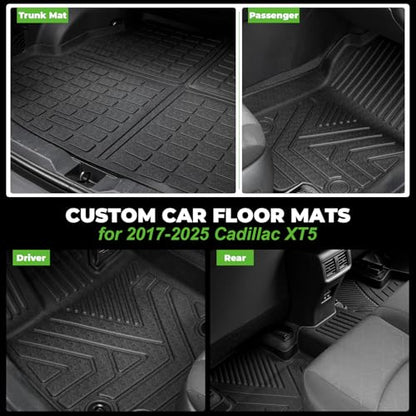 Floor Mats & Cargo Liner Custom Fit for Cadillac XT5 2025 2017