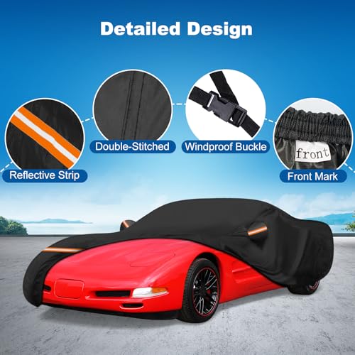 QUNSUNUS Car Cover for Corvette C4 C5 C6 C7 1984
