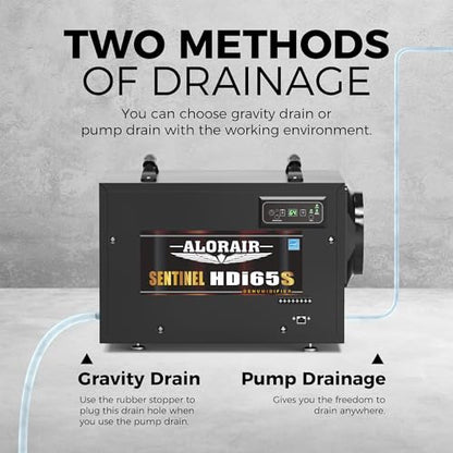120 Pints Energy Star Crawlspace Dehumidifier with Pump 1300 Sq.Ft