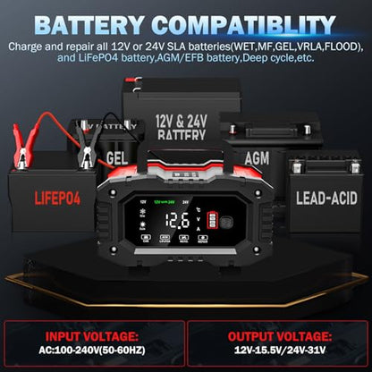 20 Amp Car Battery Charger