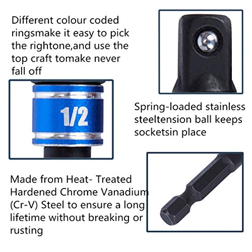 Socket Adapter Extension Set (3 Count)