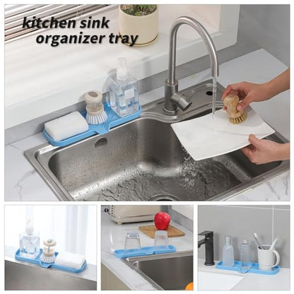 Silicone Soap Dish with Drain Spout