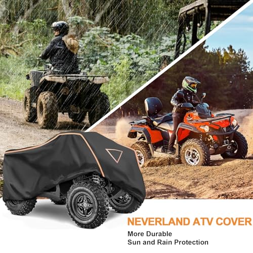 ATV Cover 420D Waterproof Heavy Duty 4 Wheeler Cover for Honda L