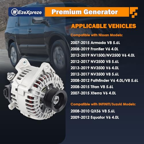 Ezexpreze 11256N Alternator Fit for 2007