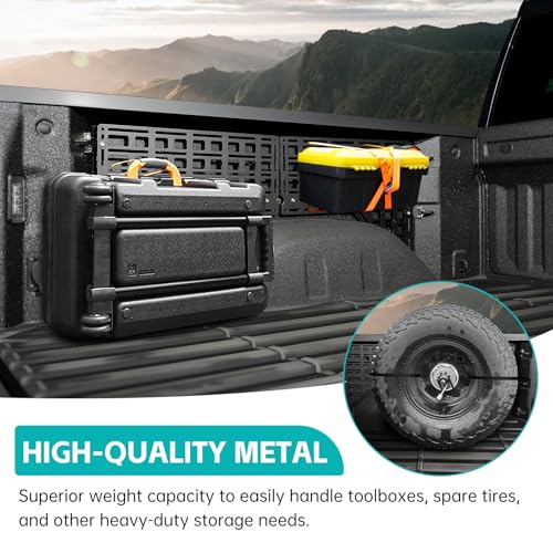 Side Truck Bed Molle Panel Rack System Compatible with 2019