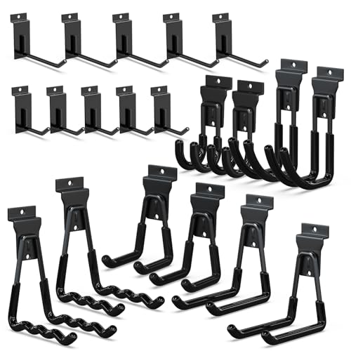 Slatwall Hooks 20 Pack Heavy Duty Multi Sizes (20 Count)