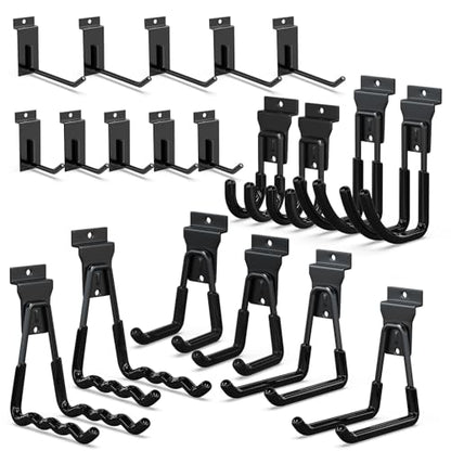 Slatwall Hooks 20 Pack Heavy Duty Multi Sizes (20 Count)
