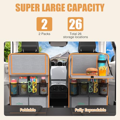 Car Backseat Organizer with Tablet Holder