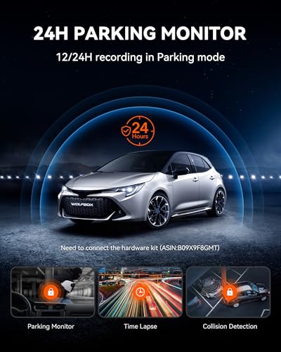 G930 10'' 4K Rear View Mirror Camera with 64GB Card