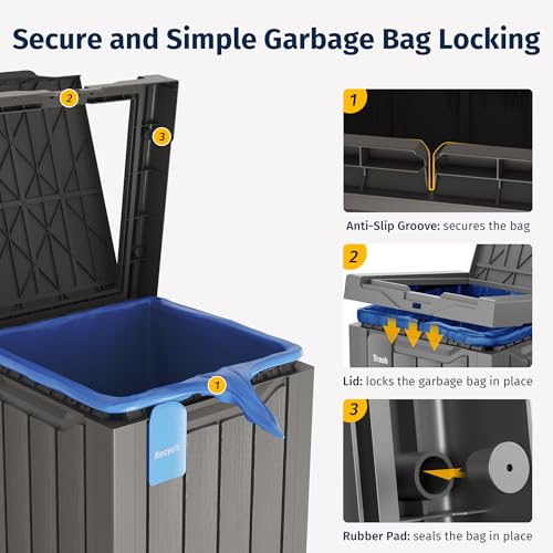 31 Gallon Outdoor Trash Can