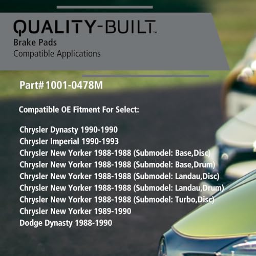 Front Semi Metallic Brake Pads