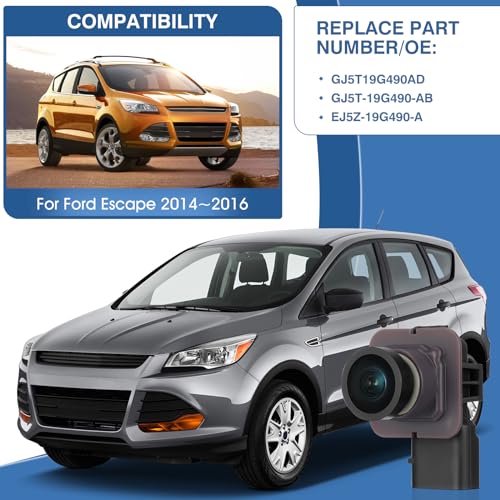 Rear View Backup Reverse Camera Parking Fit for Ford Escape 2014