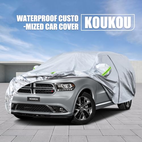 6 Layers Car Cover Custom Fit Dodge Durango from 1998 to 2025