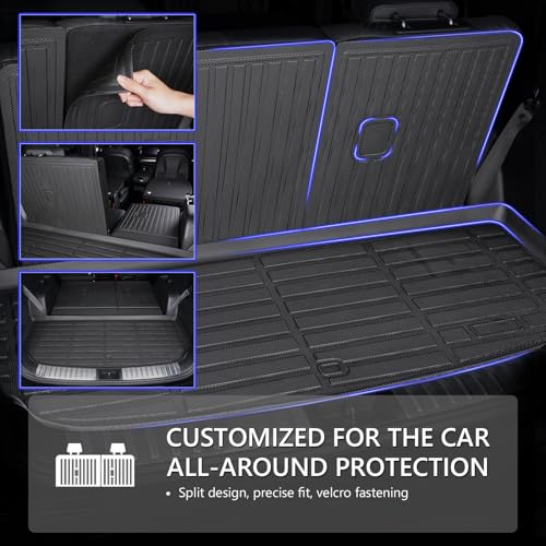 Floor Mats & Cargo Liner with Backrest Mats for 2025 2024 2023 2022 2021 2020 2019 Subaru Ascent 7
