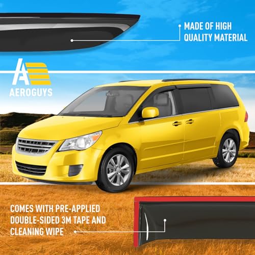 Extra Durable Window Deflectors Tape (4 Count)