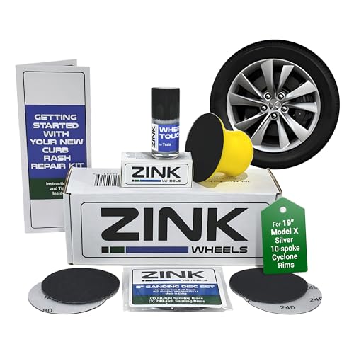 Premium Tesla Wheel Curb Rash Repair Kit for Model X 19