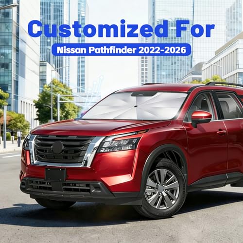 Car Windshield Sun Shade Umbrella for Nissan Pathfinder 2022