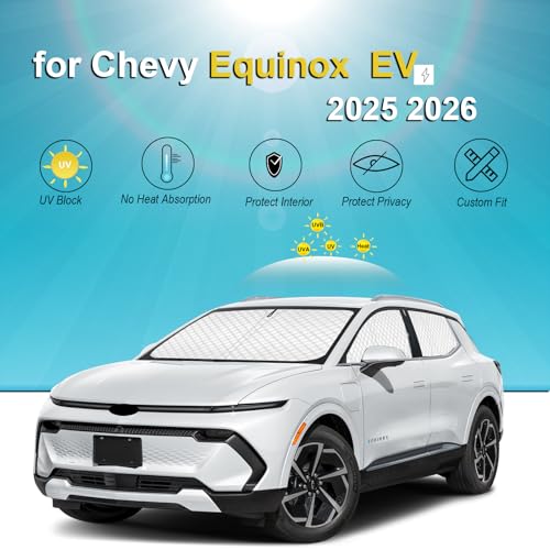 5pcs Sun Shades for 2025 2026 Chevy Equinox EV Accessories