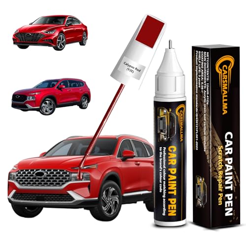 Y2E Calypso Red Car Touch Up Paint for Hyundai