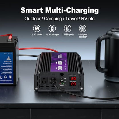 3000W Power Inverter 12V DC to 110V