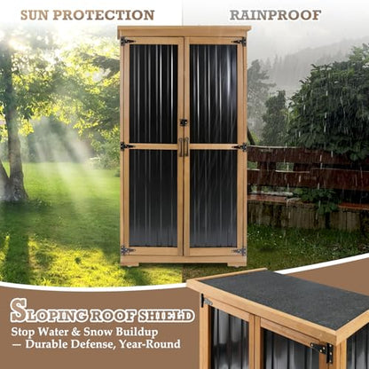 Outdoor Storage Cabinet with Shelves