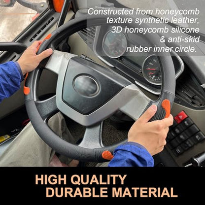 XL Comfy Grip Steering Wheel Cover for Semi Truck 18 Inch