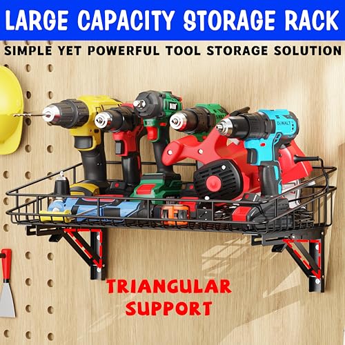 Large Folding Garage Shelf (2 Count)