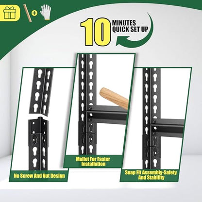 40" W Garage Shelving Heavy Duty