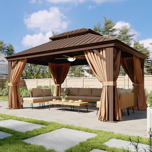 12' X 14' Hardtop Gazebo with Drainage