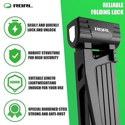 Bicycle Lock 2.95 Ft Folding Locks