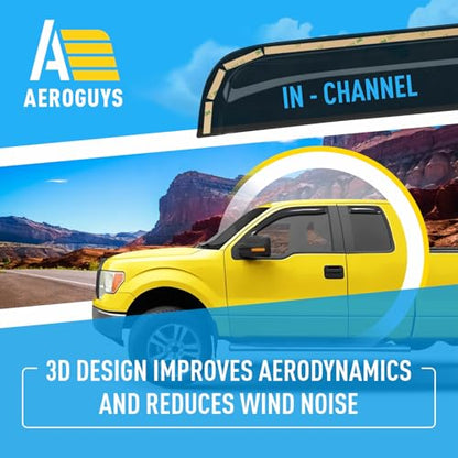 Extra Durable Window Deflectors in (4 Count)