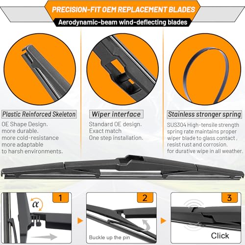 Windshield Wiper Blade Replacement for Mazda CX5 CX9 2017