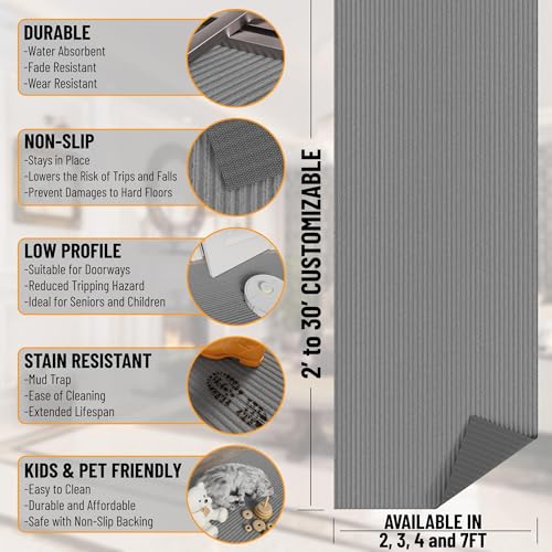 6' x 6'6" Mud Mat Area Rug Scraper Carpet