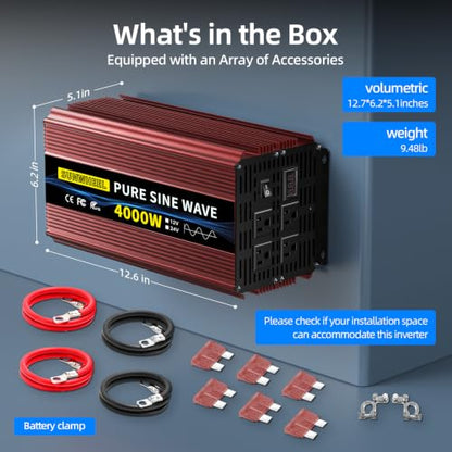 4000W Pure Sine Wave Inverter