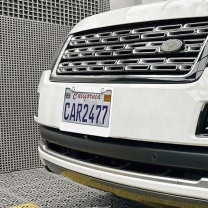 2PCS Chrome License Plate Frame (2 Count)