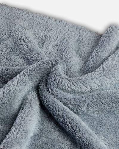 Adam's Borderless Grey Microfiber Towel (12 Count)