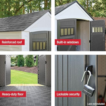 Resin Outdoor Storage Shed With Floor