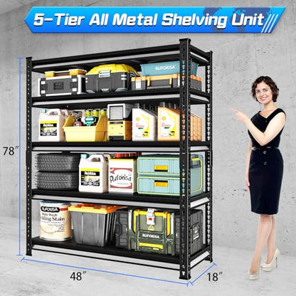 48" W Garage Shelving Heavy Duty